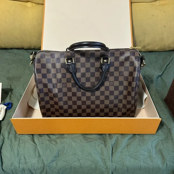 Louis Vuitton Speedy Bandouliere 35 Damier Ebene - Picture 1 of 16